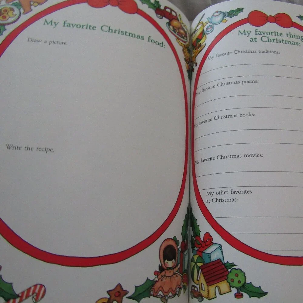 1989 JOAN WALSH ANGLUND ALL ABOUT MY CHRISTMAS Scholastic Hardcover Memories